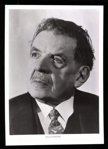 Fotografie Portrait Edouard Herriot, Präsident des Ministerrates der Französischen Republik