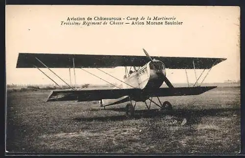 AK Avion Morane Saulnier, Flugzeug