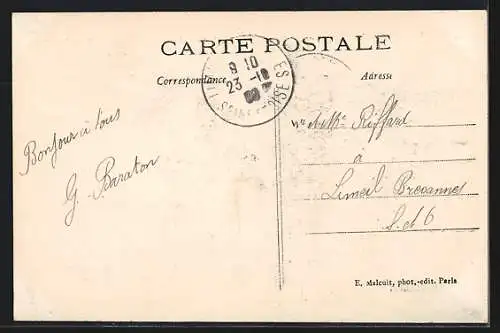 AK L`Aéroplane Blériot, Pilot M. Blériot, Flugzeug