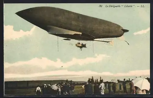 AK Le Dirigeable Liberté, Zeppelin