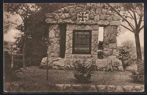 AK Bayr. Reiterdenkmal bei Gerden