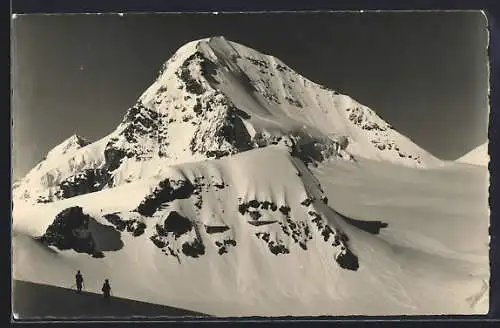 Foto-AK Emanuel Gyger: Jungfraujoch, Mönch im Schnee