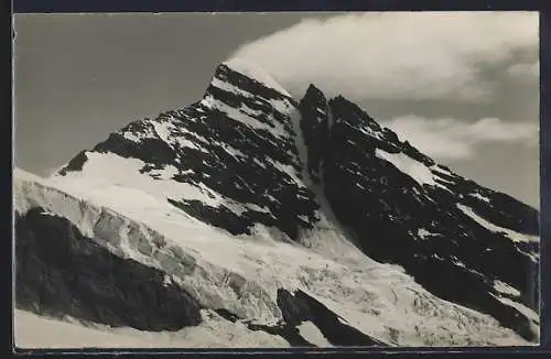 Foto-AK Emanuel Gyger: Ltbr. Breithorn, Blick auf den Gipfel