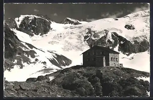 Foto-AK Emanuel Gyger: Cabane du Val des Dix, Panorama