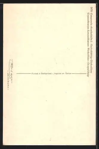 AK Schmetterling sitzt auf einer Margerite