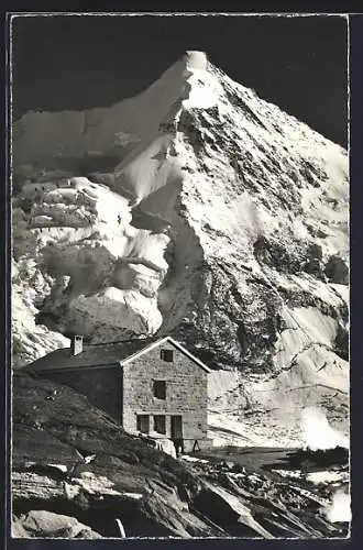 Foto-AK Emanuel Gyger: Cabane du Mountet, Obergabelhorn