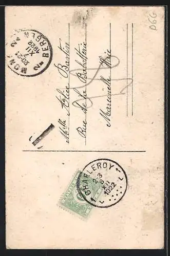 Künstler-AK École d`équitation