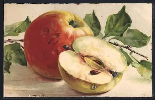 AK Knackiger Apfel mit Kern