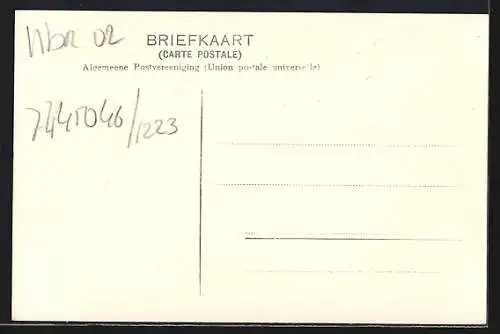 AK Zevenbergen, Stationstraat met Postkantoor en Kerk