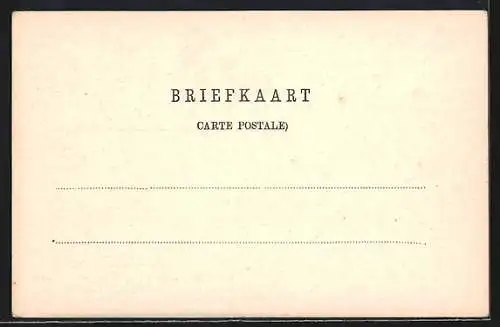 AK Stavenisse, Strassenpartie mit Einwohnern