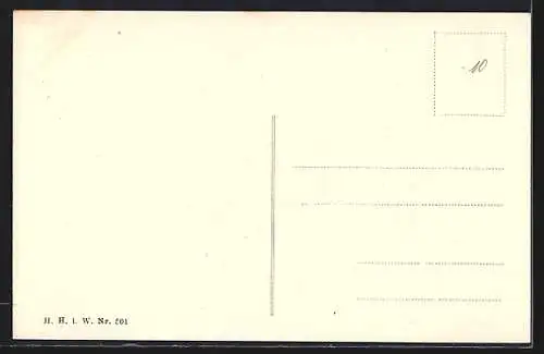 AK Osterküken tanzen zusammen