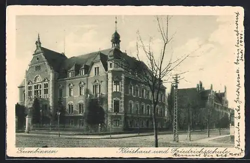 AK Gumbinnen, Kreishaus und Friedrichsschule