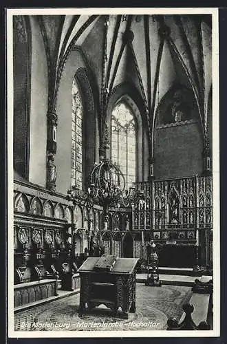 AK Marienburg, Hochaltar der Marienkirche