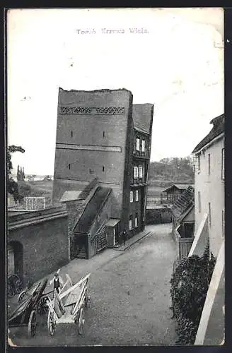 AK Thorn / Torun, der schiefe Turm