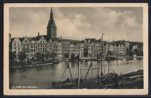 AK Elbing / Elblag, Am Wasser