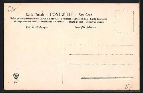 AK Elbing, Friedrich Wilhelmplatz mit Rathaus