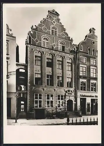AK Elbing, Brückstrasse Nr. 17 um 1600