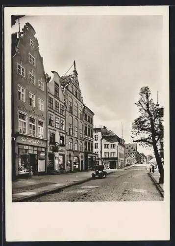 AK Elbing / Elblag, Gebäudeansicht in der Brückstrasse 1-6