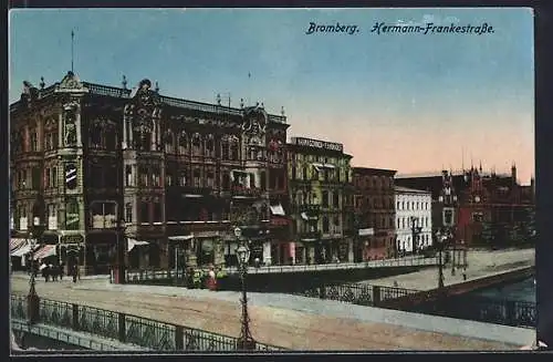 AK Bromberg / Bydgoszcz, Hermann-Frankestrasse