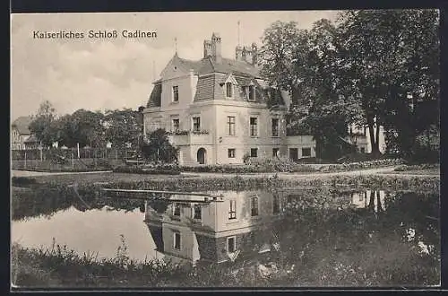 AK Cadinen, Kaiserliches Schloss Cadinen und Parkanlage