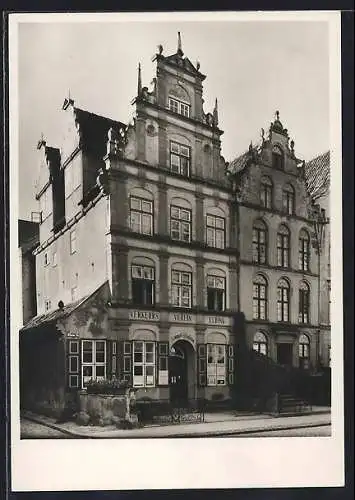 AK Elbing, Wilhelmstrasse 29, Haus der Kramerzunft 1624, jetzt Heimatmuseum des Verkehrsvereins