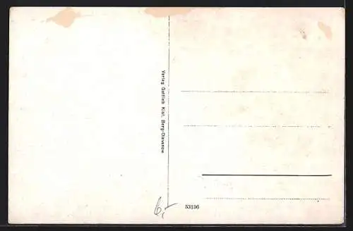 AK Berg-Dievenow, Bodden, Anleger mit Segelbooten