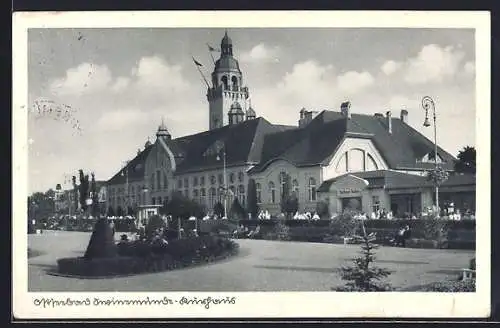 AK Swinemünde, Partie am Kurhaus