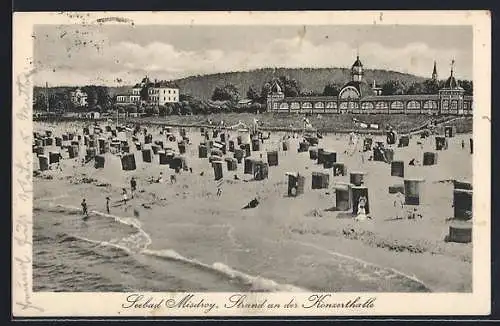 AK Misdroy, Strand an der Konzerthalle