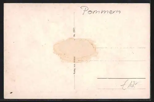 AK Stettin, Vulcan-Werft mit Passagierschiff und Schleppdampfer