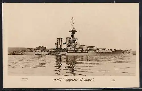 AK HMS Emperor of India auf See