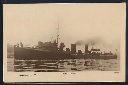 AK HMS Albacore auf See