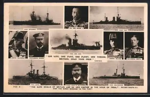 AK HMS Iron Duke, HMS Inflexible, HMS Lion