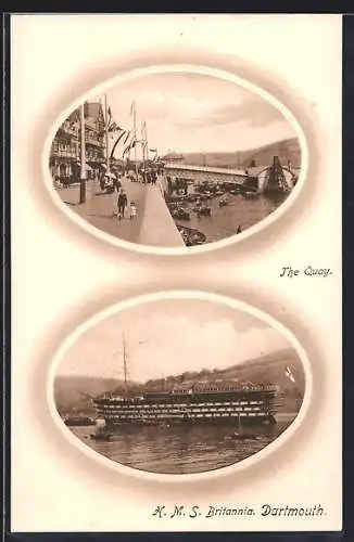 AK Dartmouth, HMS Britannia, The Quay