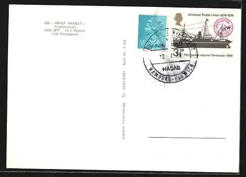 AK MS Prinz Hamlet der Prinzenlinien