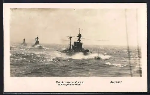 AK Atlantic Fleet in Rough Weather