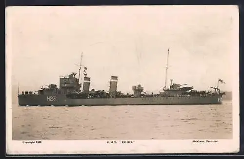 AK HMS Echo auf See