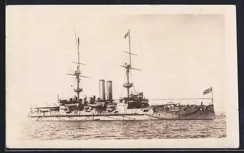 AK HMS Ramillies auf See