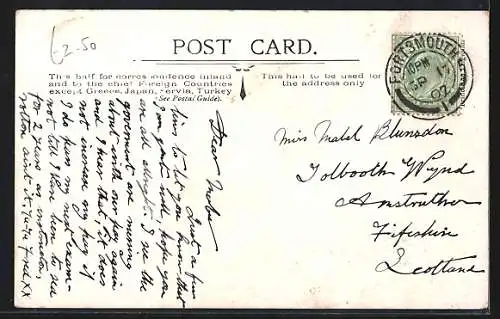 AK HMS Terrible auf See