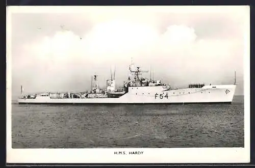 AK HMS Hardy auf See