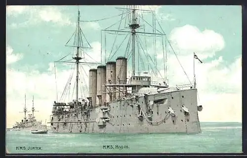 AK HMS Hague und HMS Jupiter