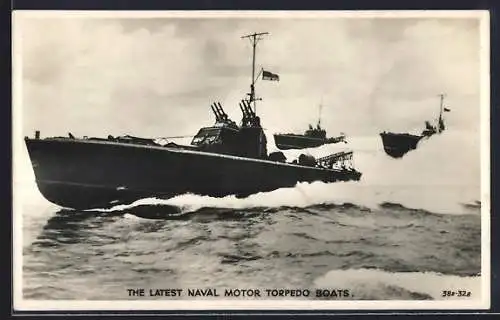 AK Latest Naval Motor Torpedo Boats