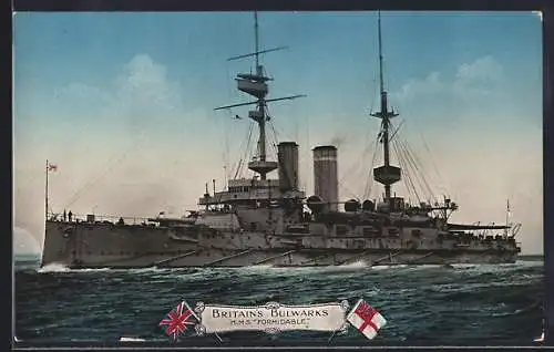 AK HMS Formidable in Fahrt