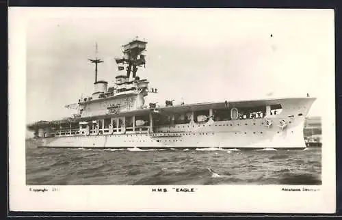 AK HMS Eagle auf See