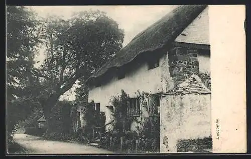 AK Luccombe, Wohnhaus im Ort