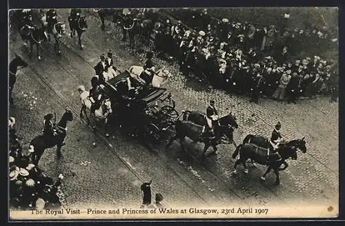 AK Glasgow, The Royal Visit 1907, Prince and Princes of Wales