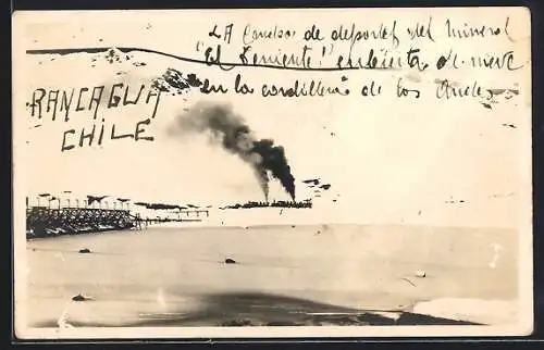 Foto-AK Rancagua, Hafenansicht