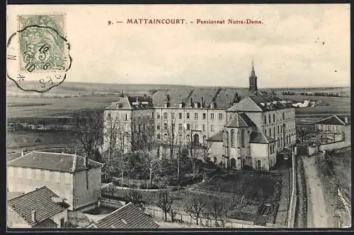 AK Mattaincourt, Pensionnat Notre-Dame