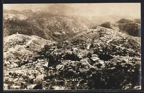 AK Taxco, Ortsansicht aus der Vogelschau
