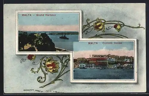 AK Malta, Grand Harbour, Custom House, Hafen