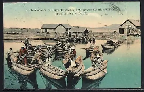 AK Lago Titicaca, Embarcaciones del mar entre el Peru y Bolivia